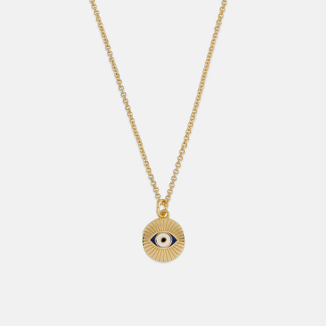 Gold Plated Silver Focus Necklace Gold Plated Silver Focus Necklace