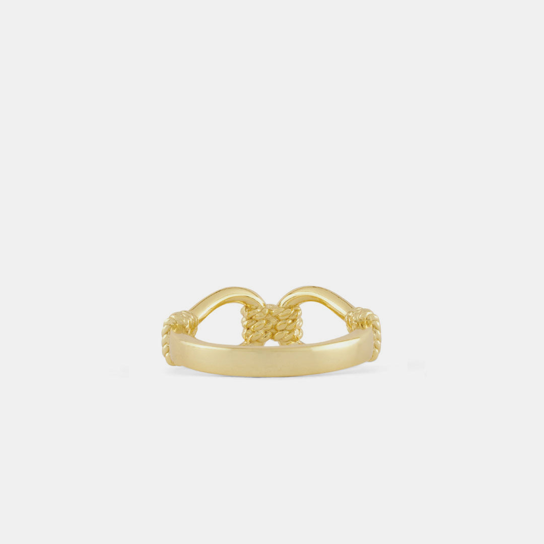 Gold Lasso Ring