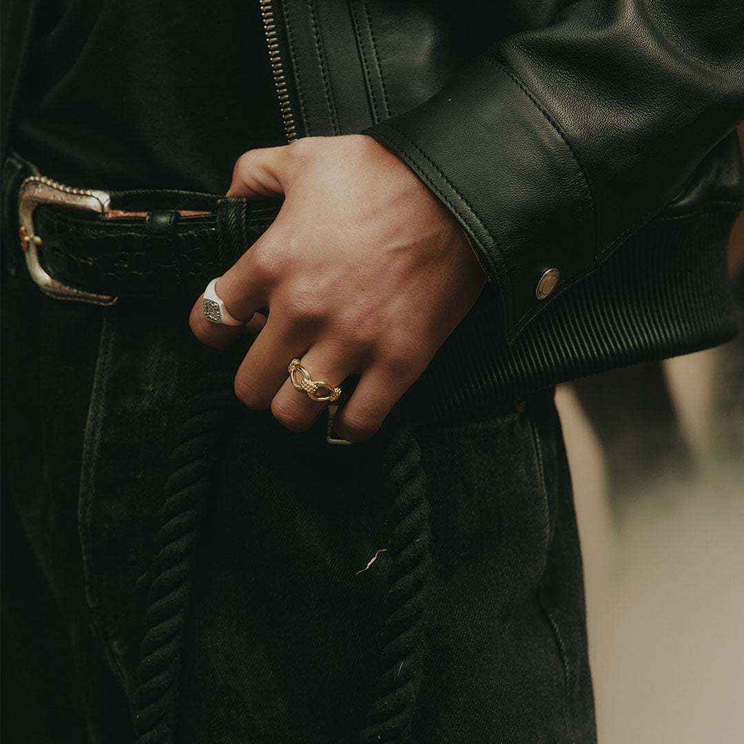 Gold Lasso Ring