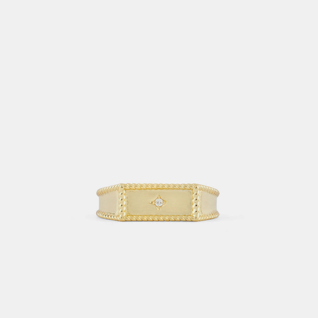 Gold Moonlight Ring