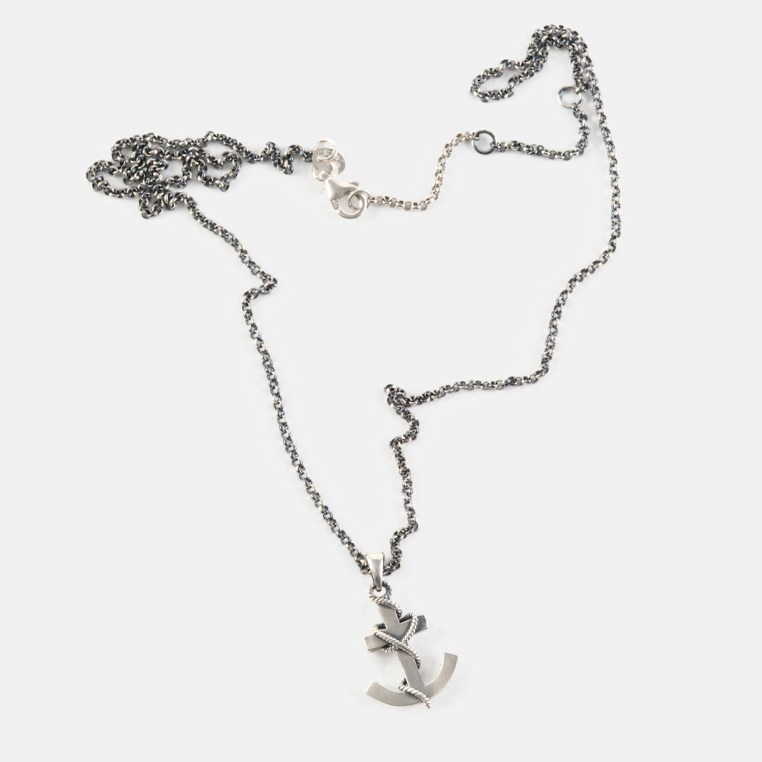 Silver Anchor Necklace