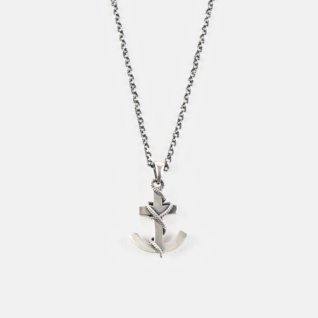 Silver Anchor Necklace