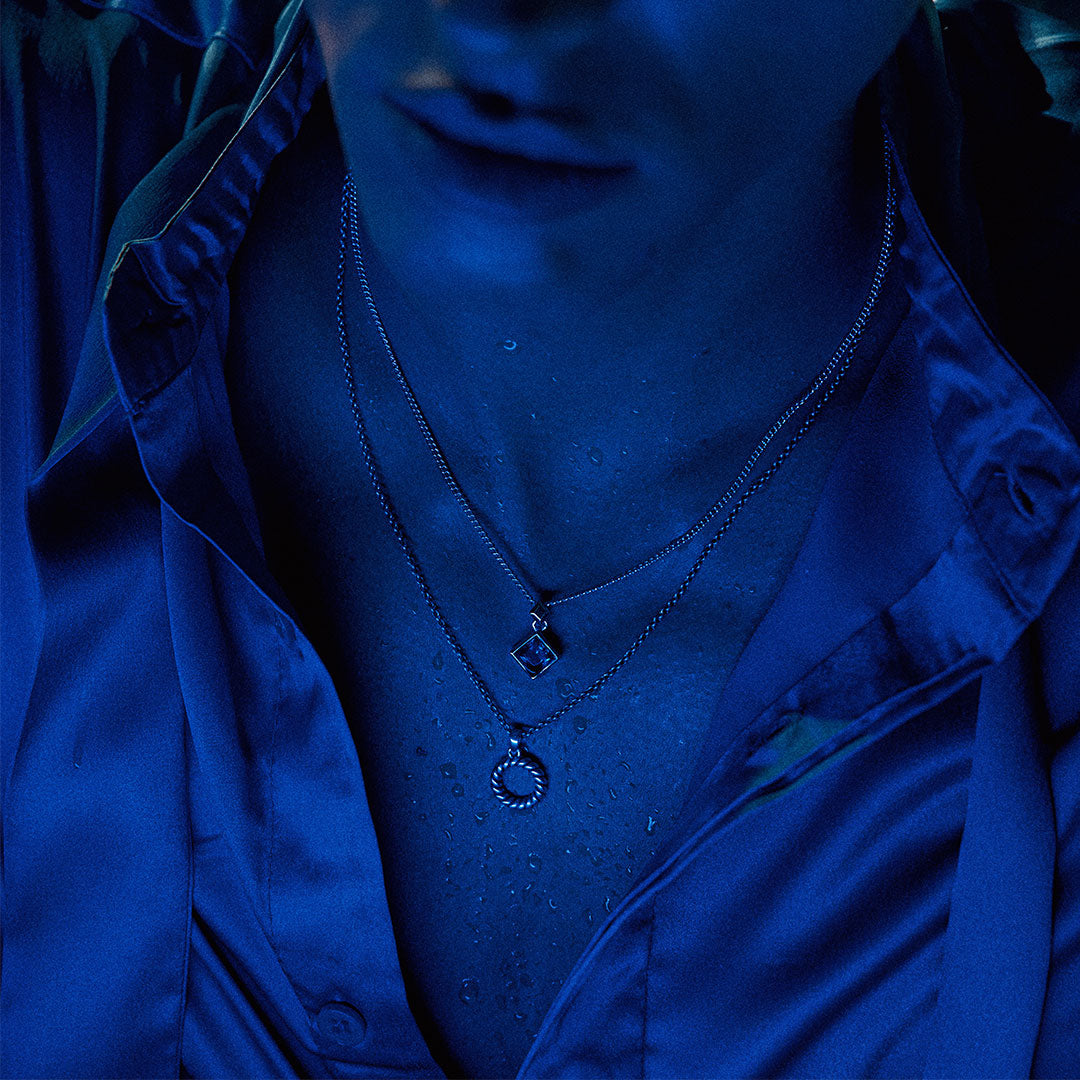 Silver Aura Necklace