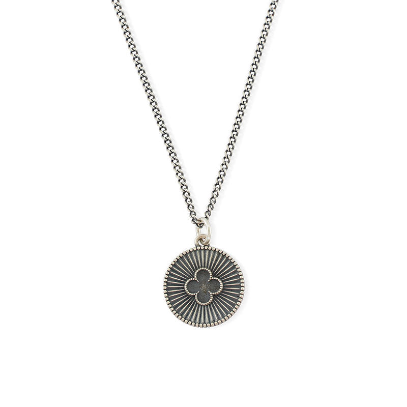 Silver-Clover-Necklace-White-1