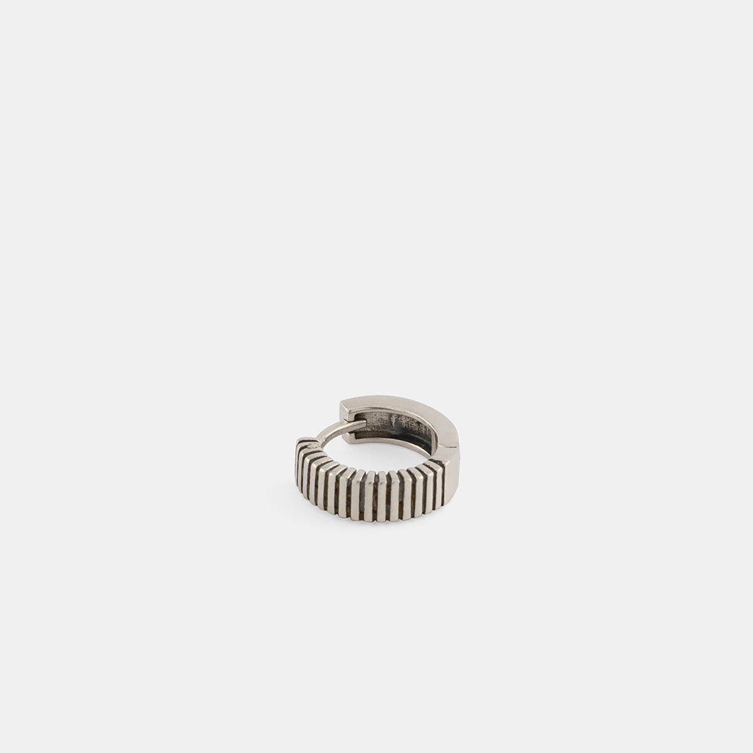 Silver Column Earring