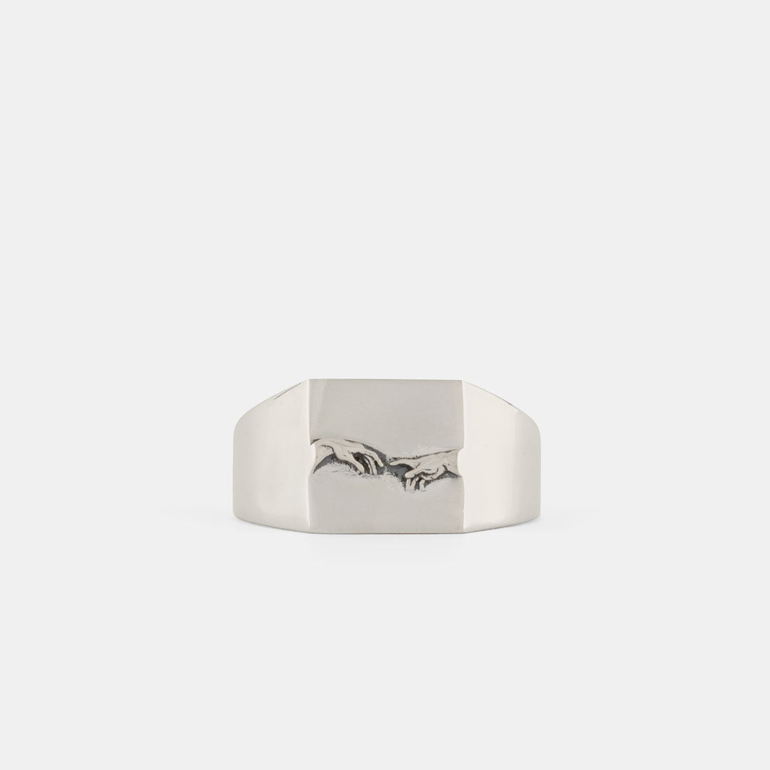 Silver Creation of Adam Ring Silver Creation of Adam Ring