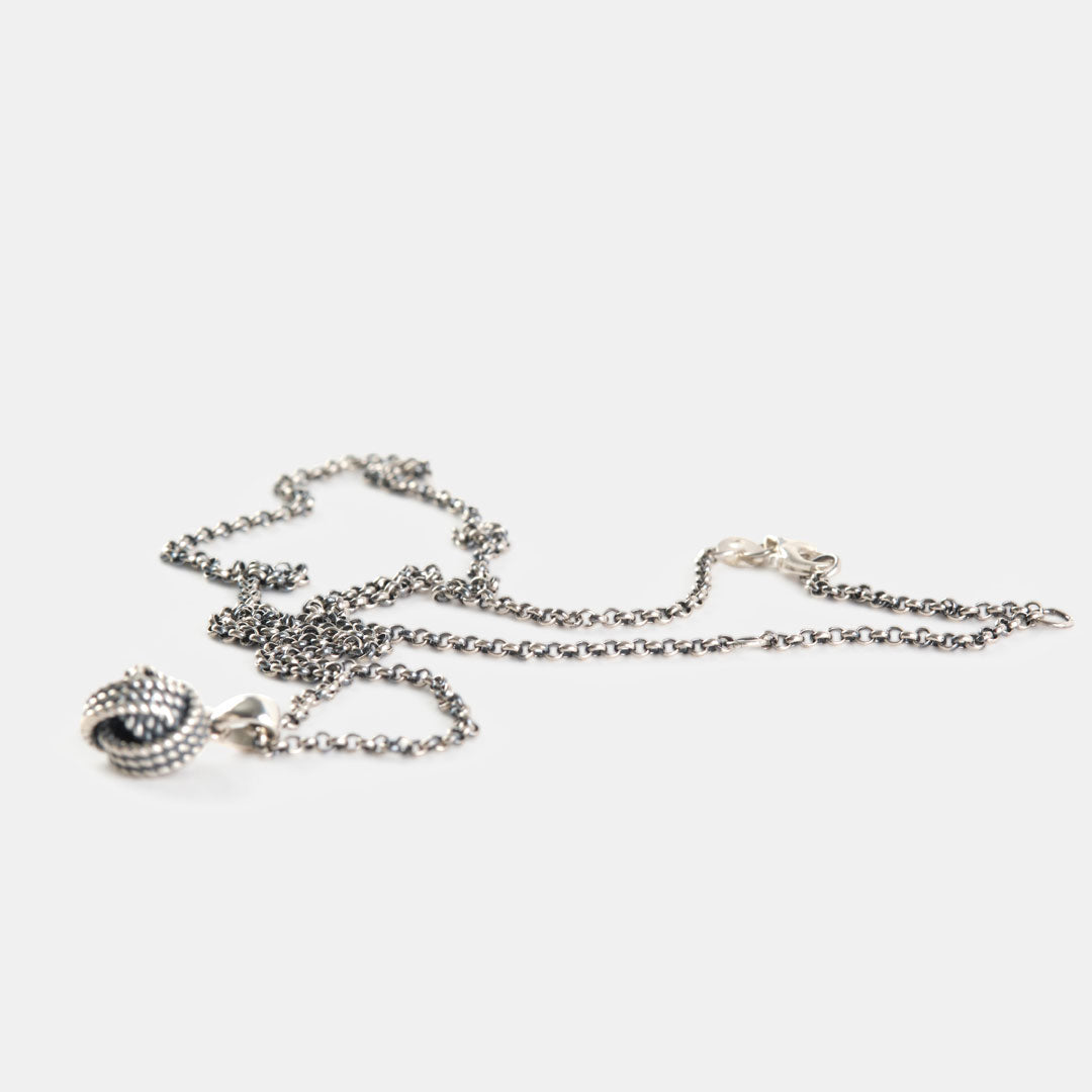 Silver Knot Necklace