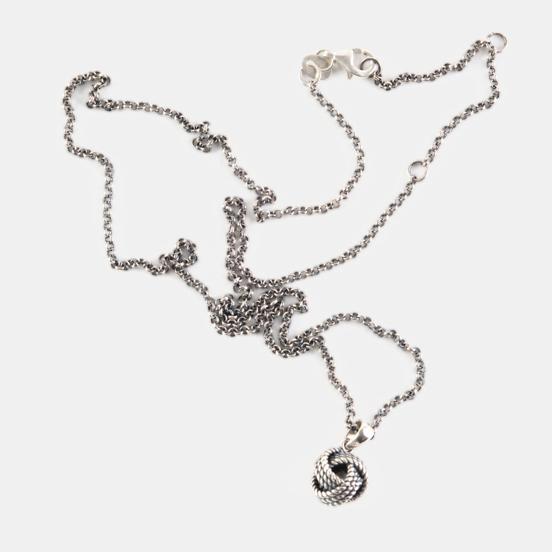 Silver Knot Necklace