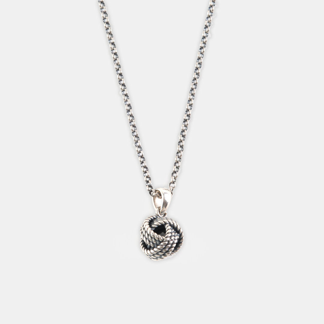Silver Knot Necklace
