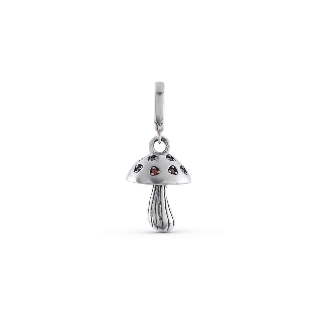 Silver Mushroom Charm SergeDeNimes US