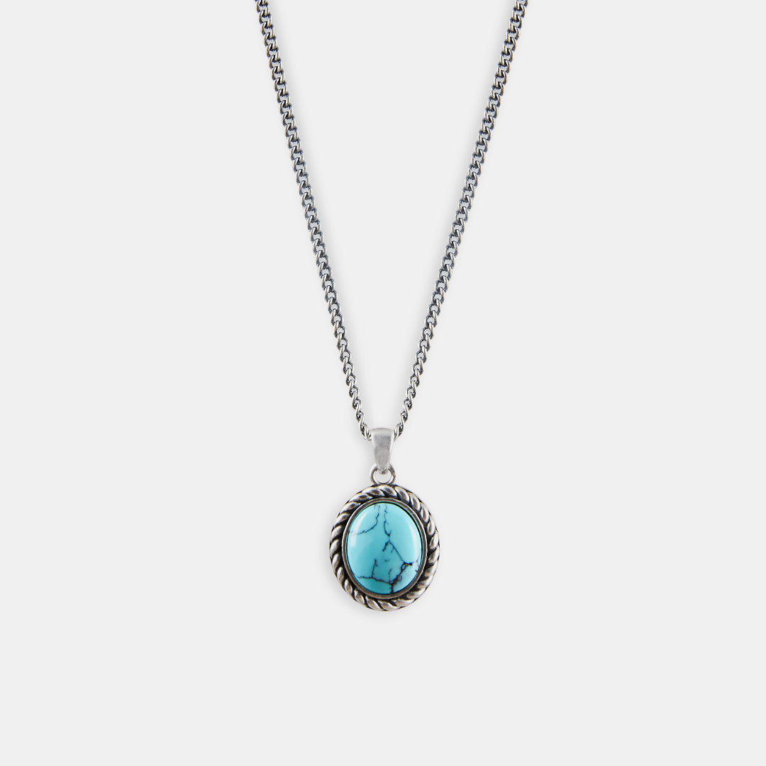 Silver Turquoise Necklace