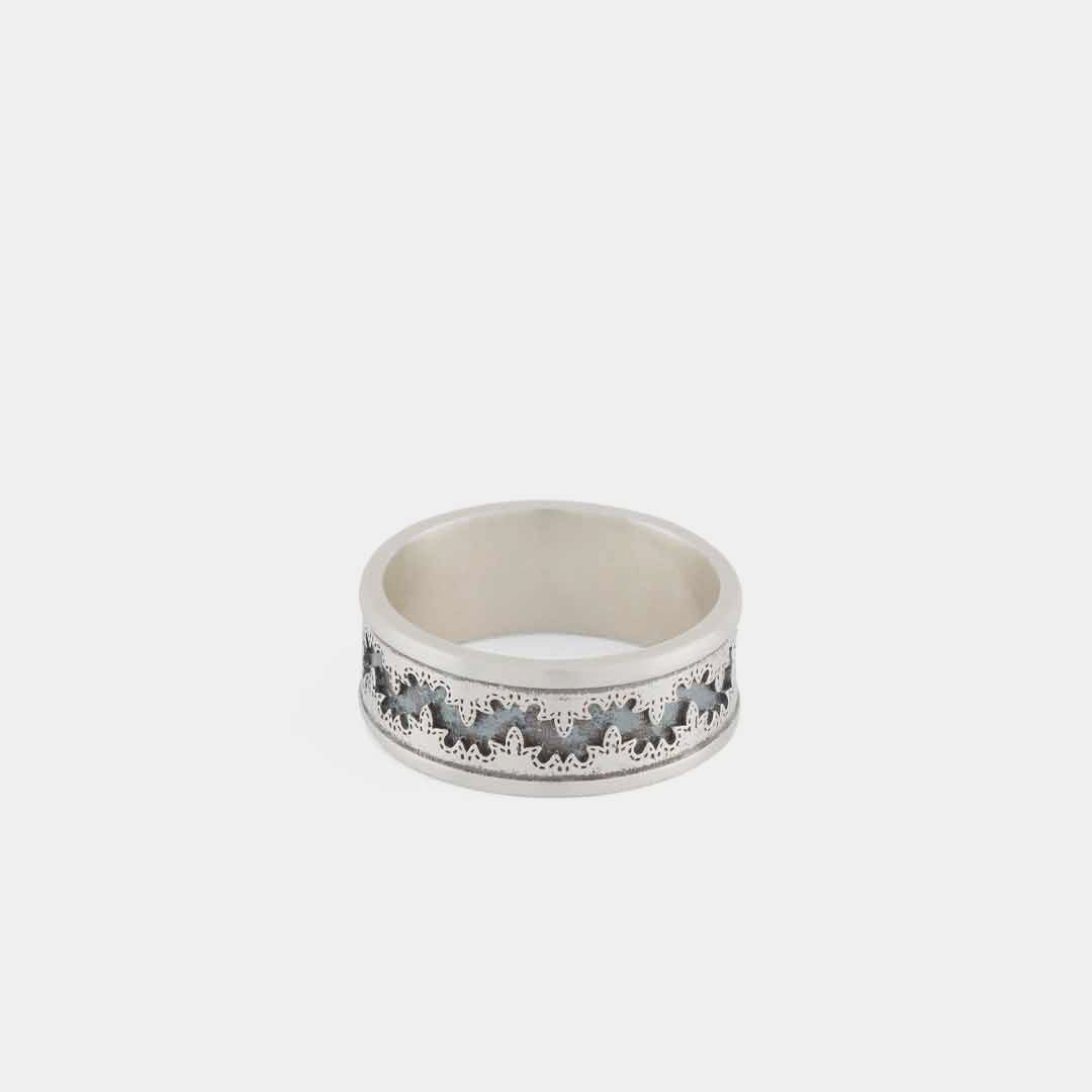 Silver Western Ring