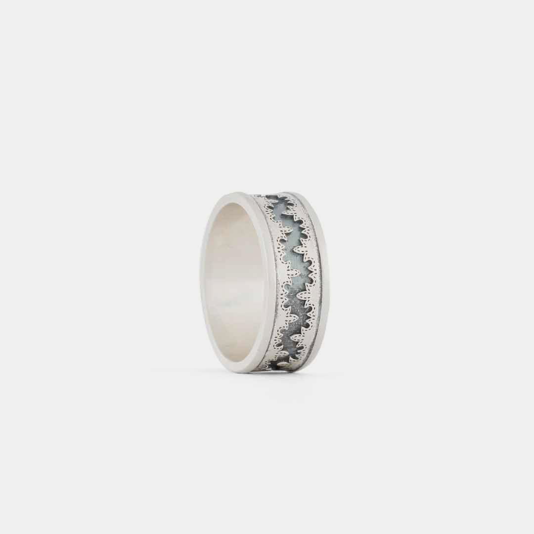 Silver Western Ring