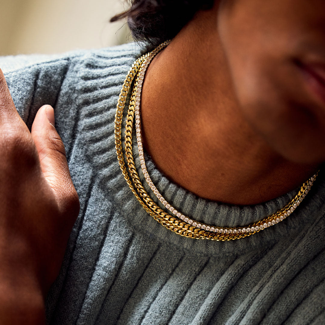 Gold Curb Chain