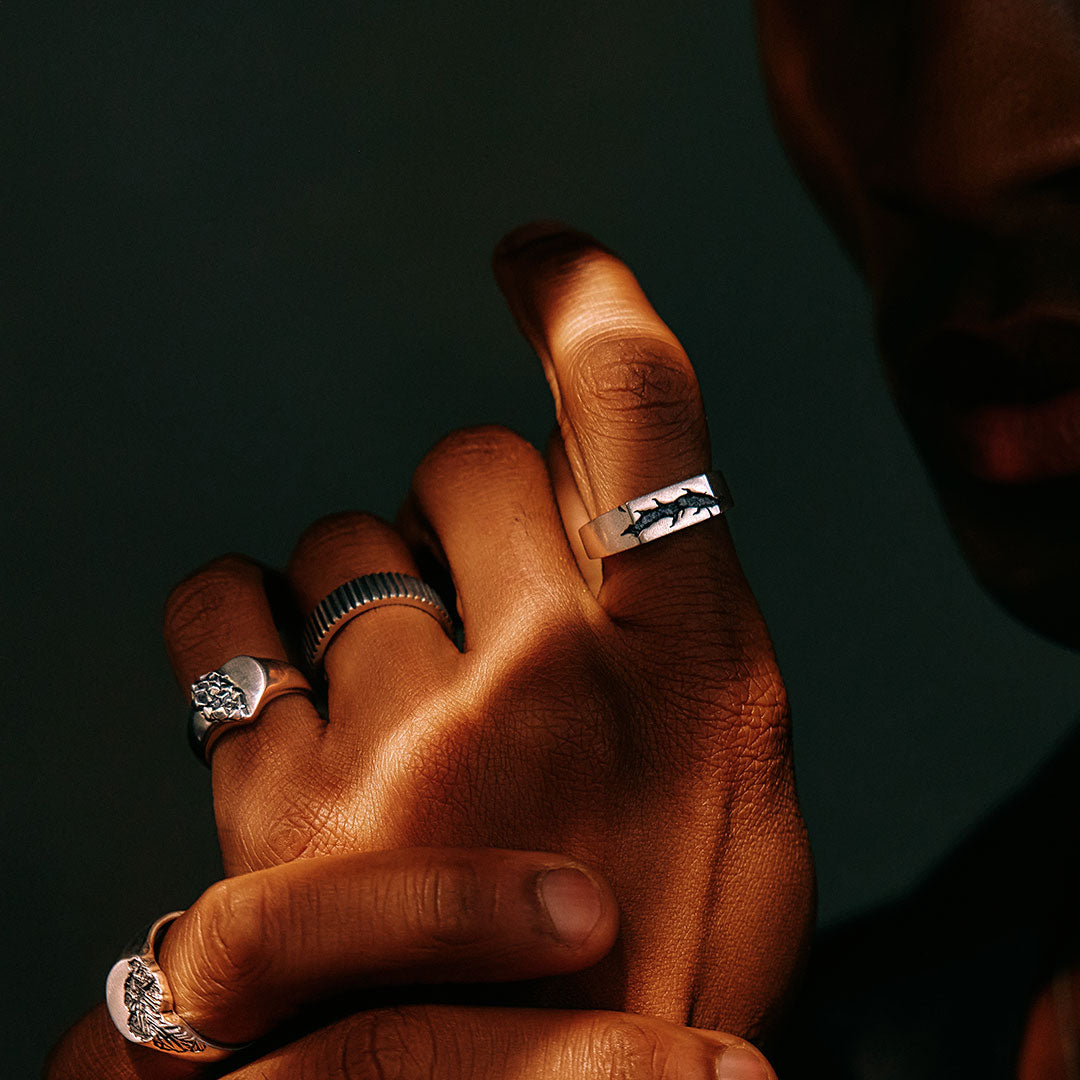 Silver Quake Ring