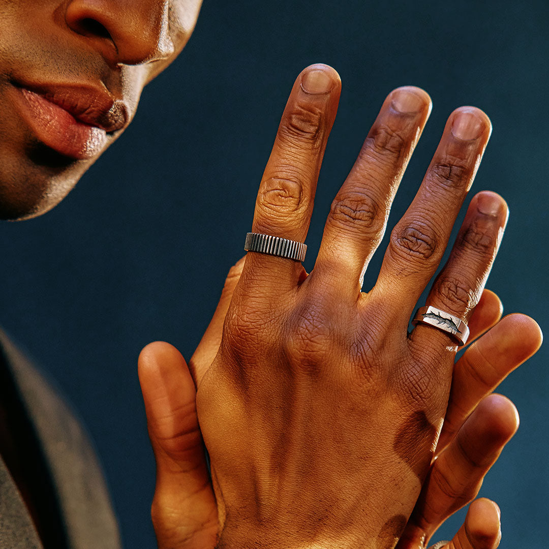 Silver Quake Ring