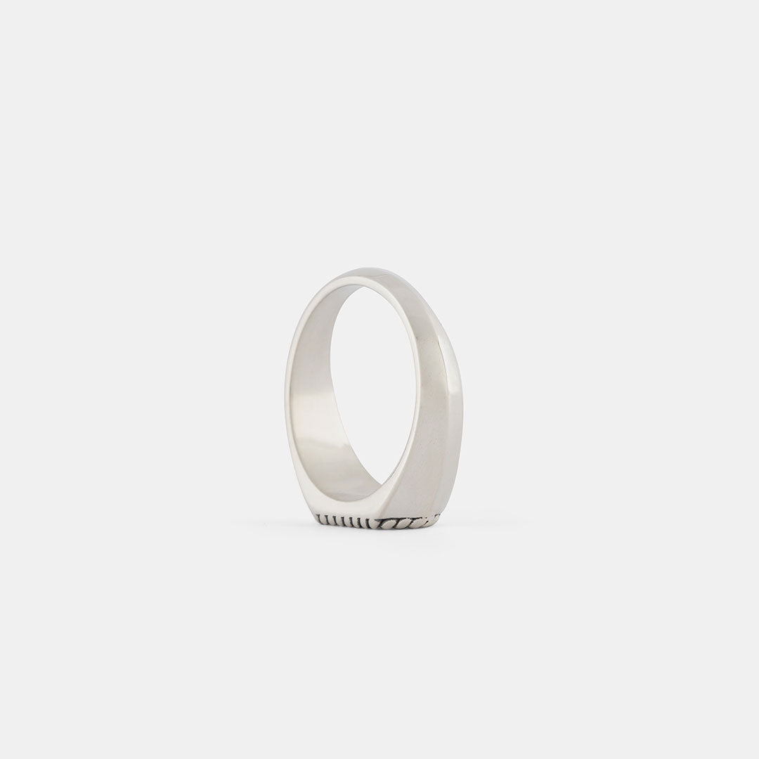 Silver Rope Bevel Ring Silver Rope Bevel Ring