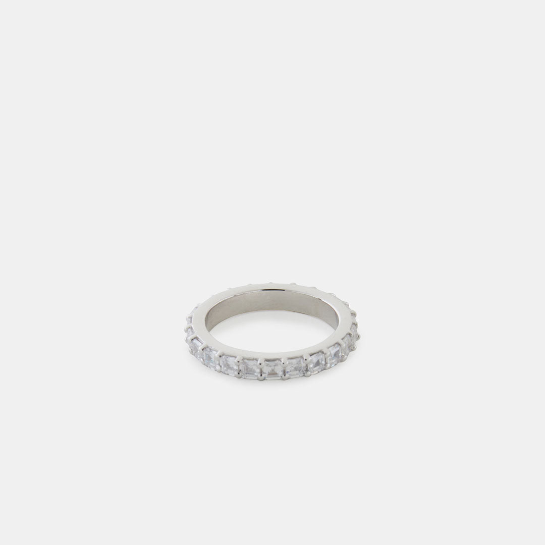 Silver Tennis Ring