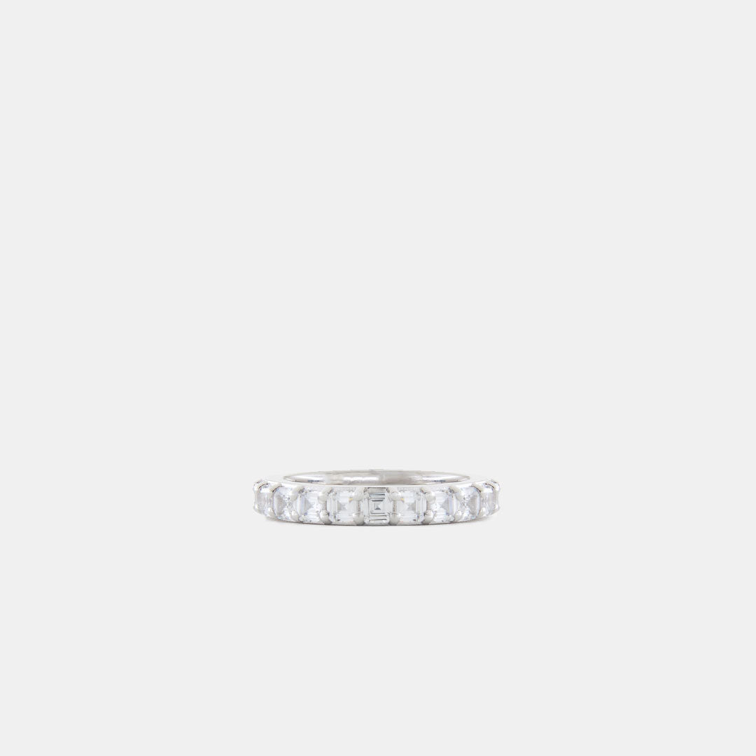 Silver Tennis Ring