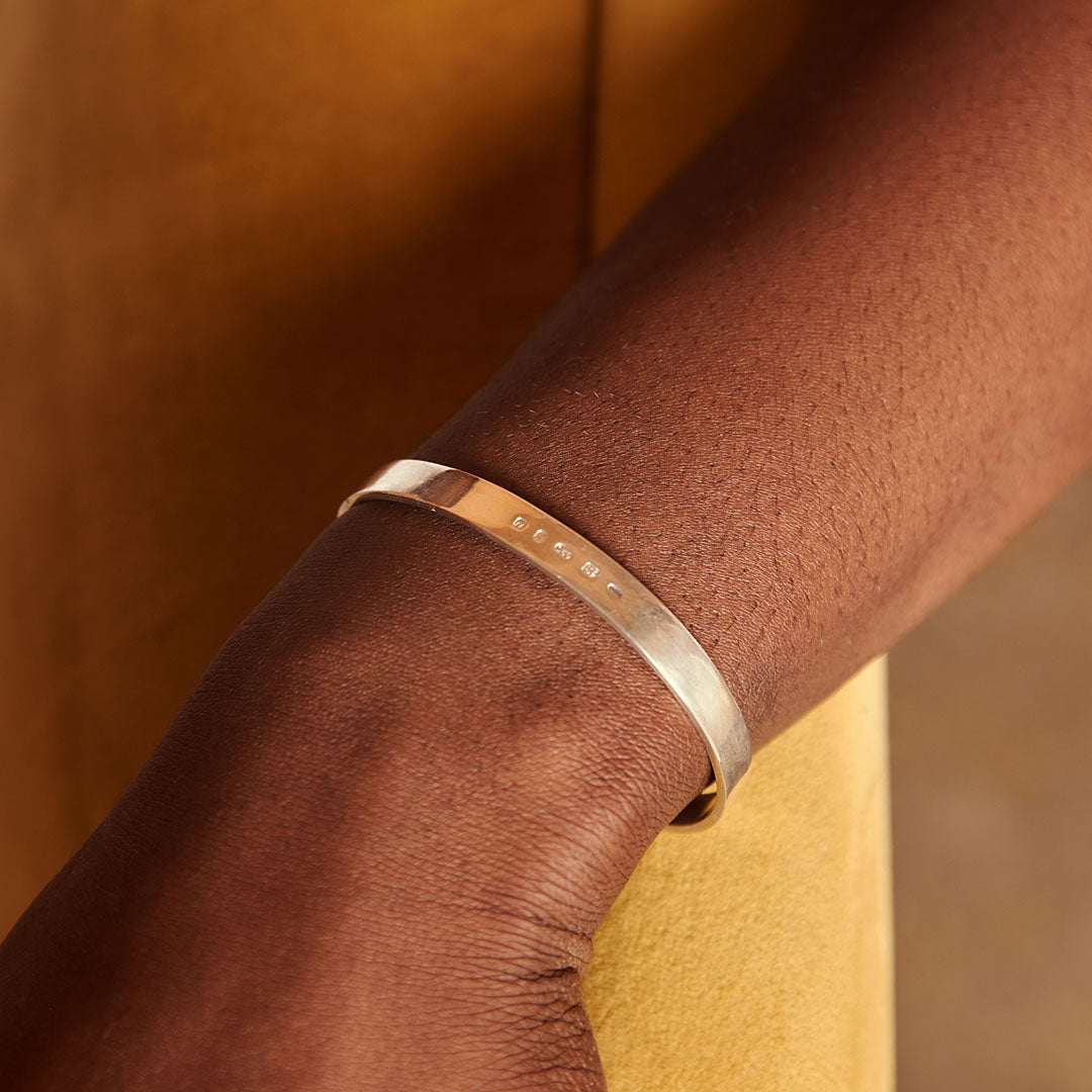 Silver Traditional Hallmark Cuff