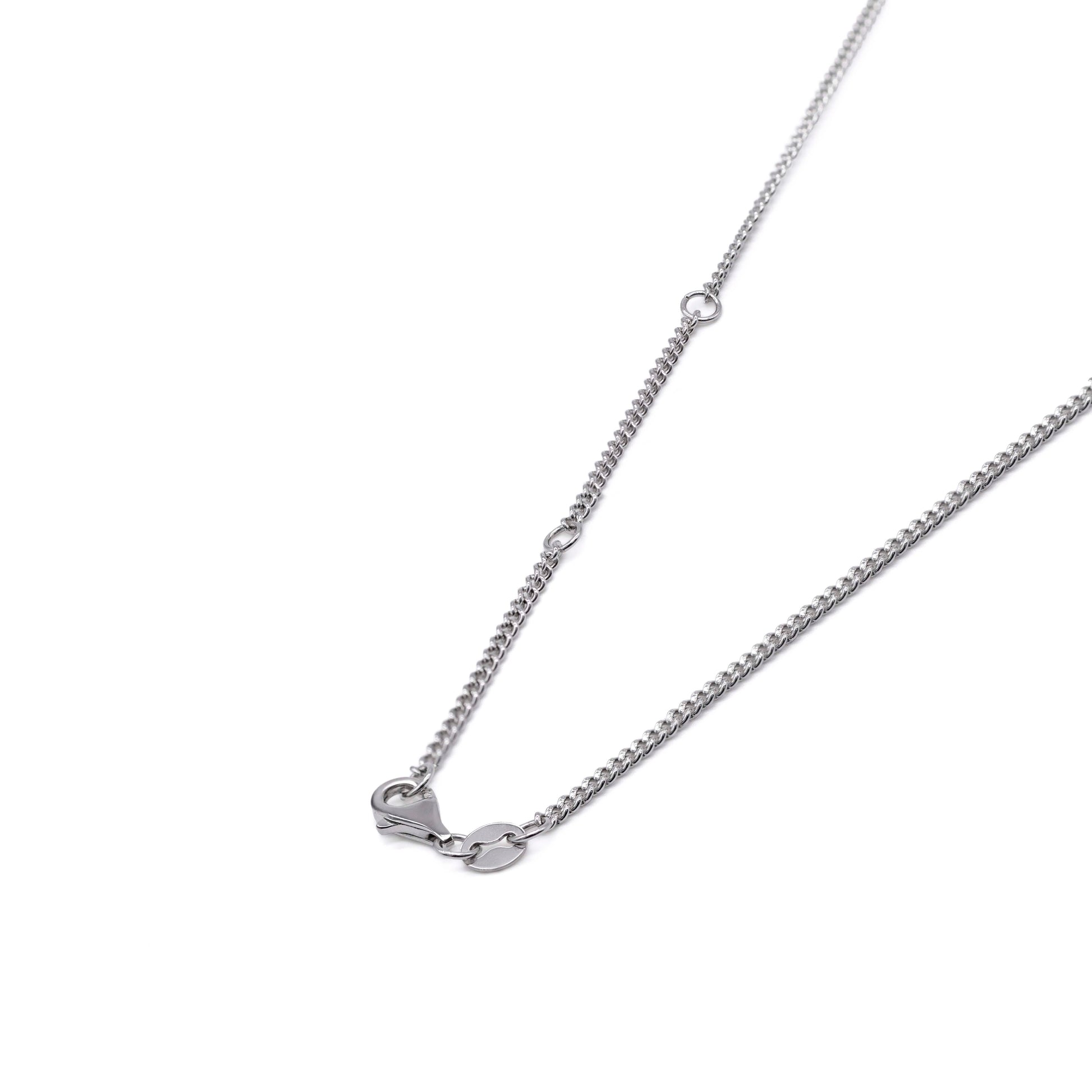 Silver Purple Blush Necklace