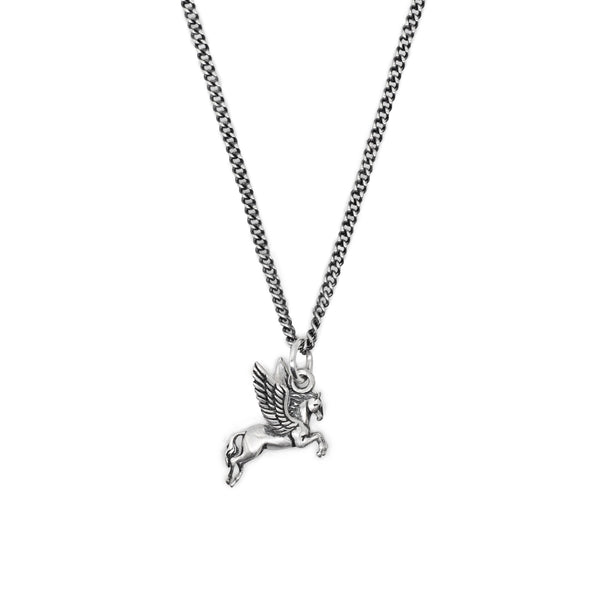 Silver Pegasus Necklace