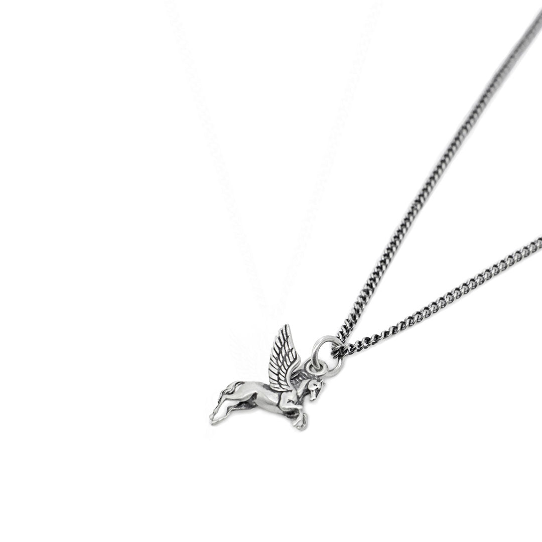Silver Pegasus Necklace