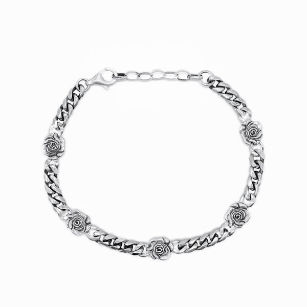 Silver Rose Bracelet - Limited Edition
