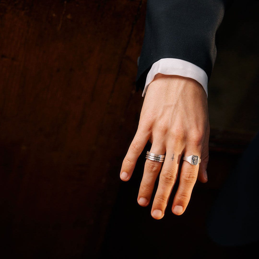 Silver Armour Ring