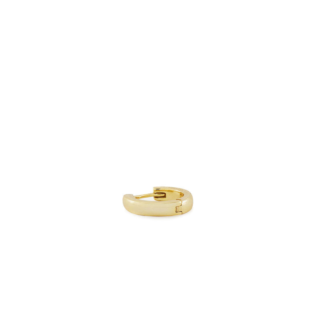 Gold Huggie Hoop Earring