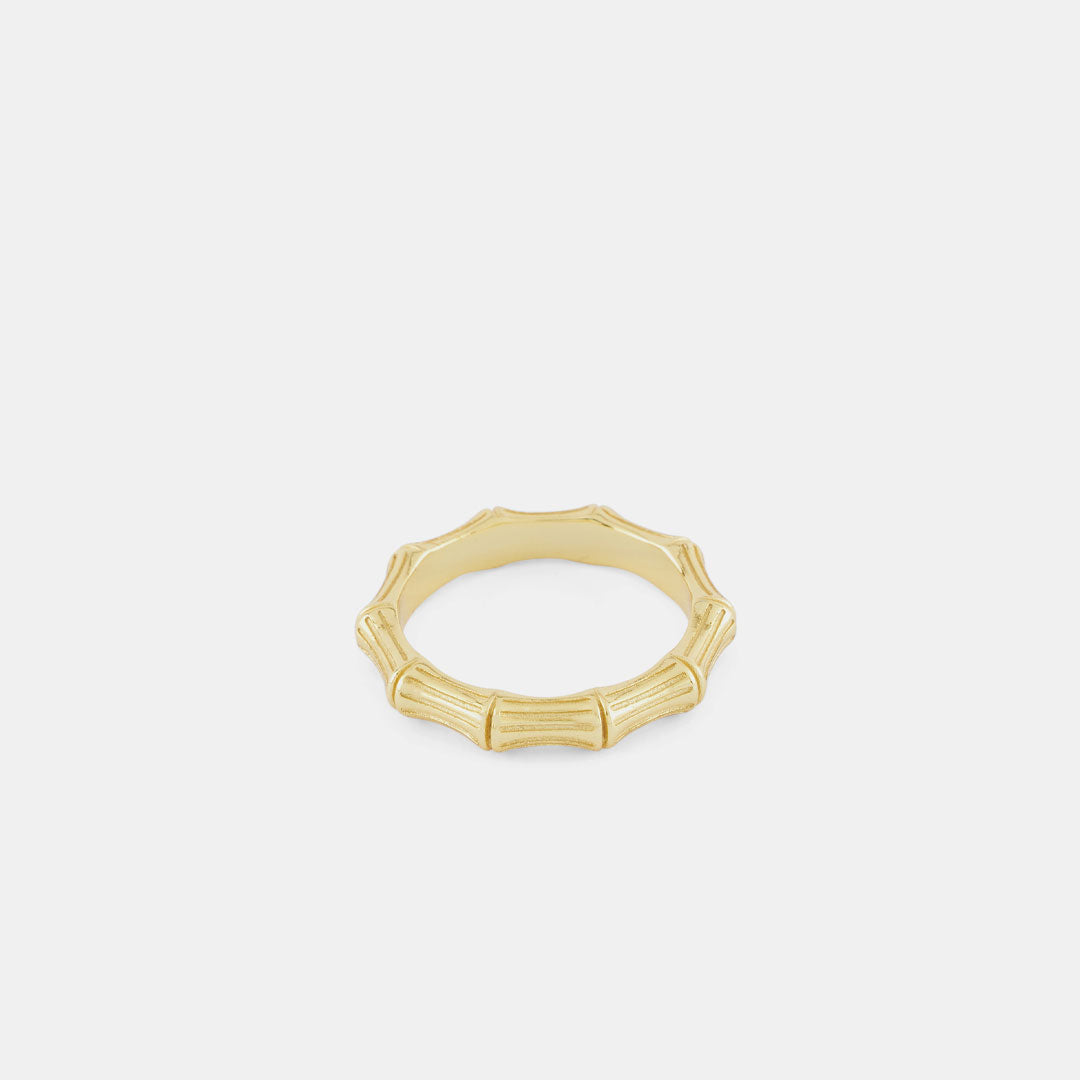Gold Bamboo Ring