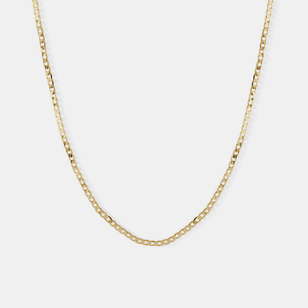 Gold Flat Cuban Chain