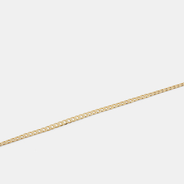 Gold Flat Cuban Chain