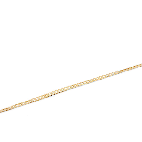 Gold Flat Cuban Chain