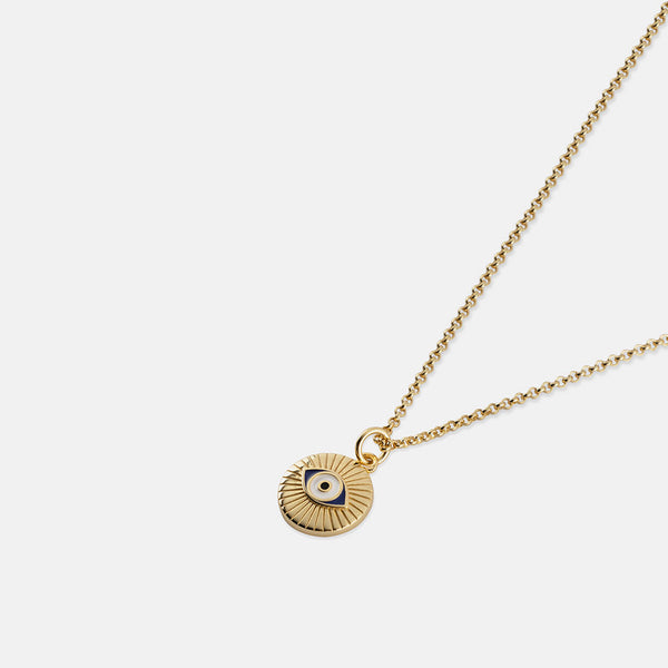 Gold Plated Silver Focus Necklace