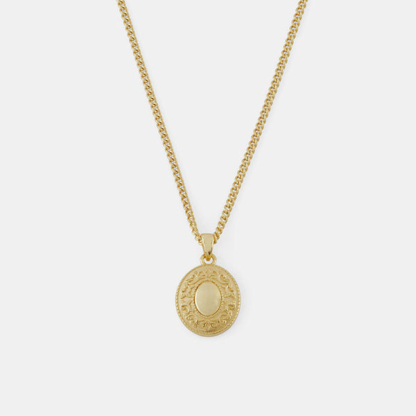 Gold Saloon Necklace