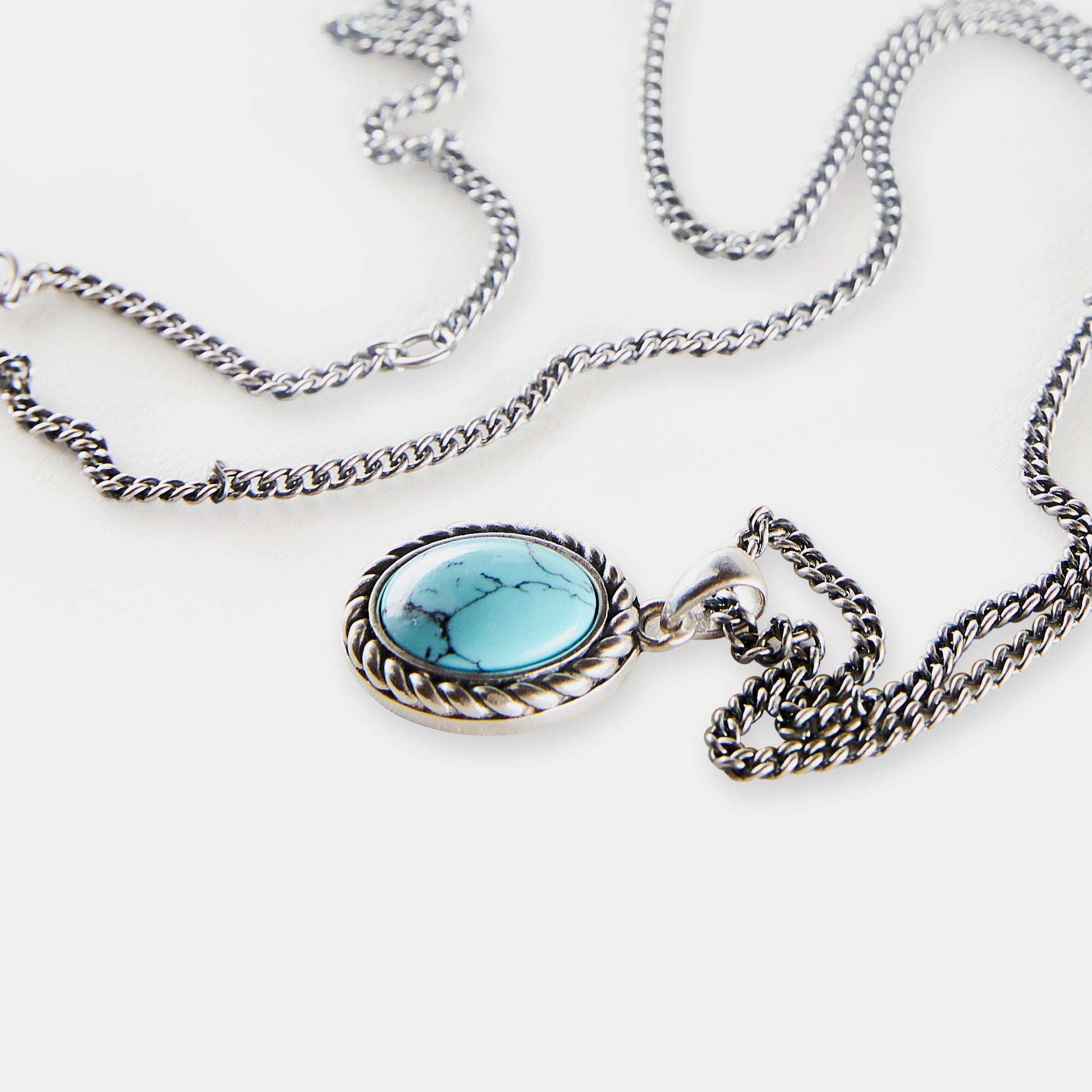 Silver Turquoise Necklace