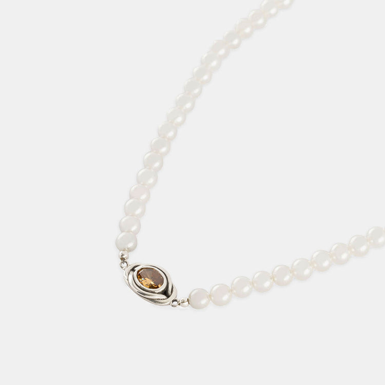 Pearl Eternity Necklace