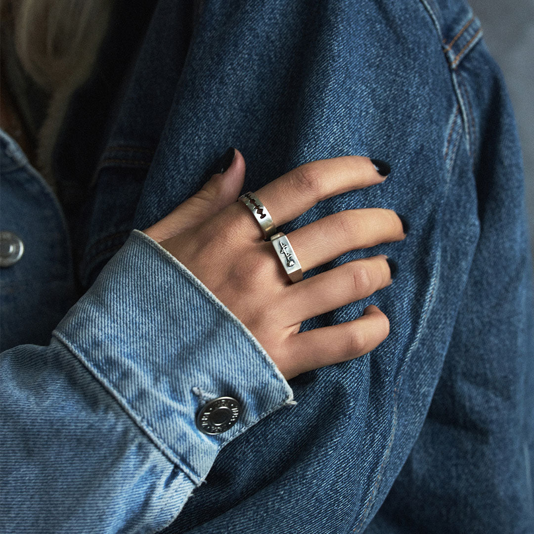 Silver Rose Ring