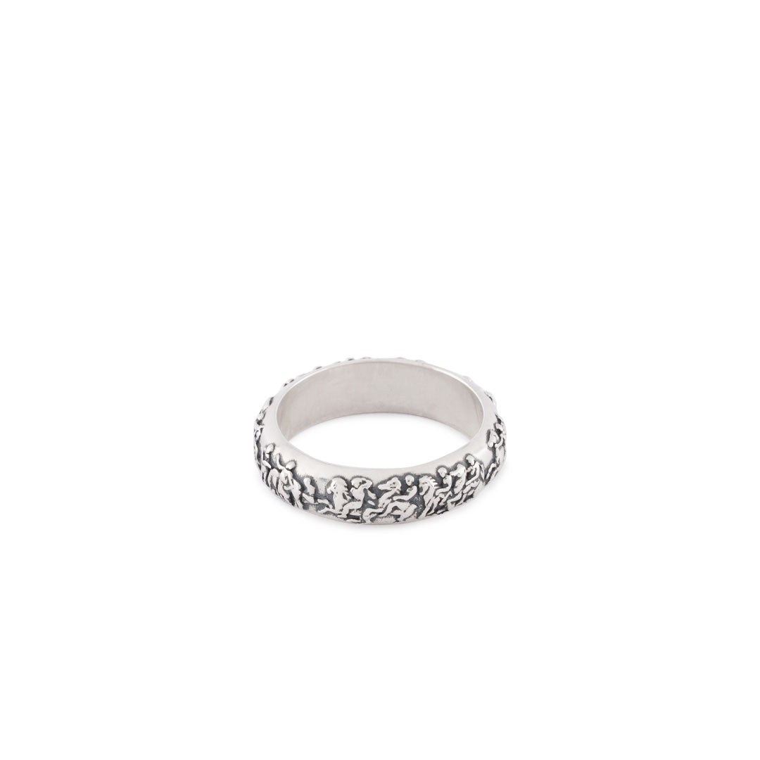 Silver Frieze Ring