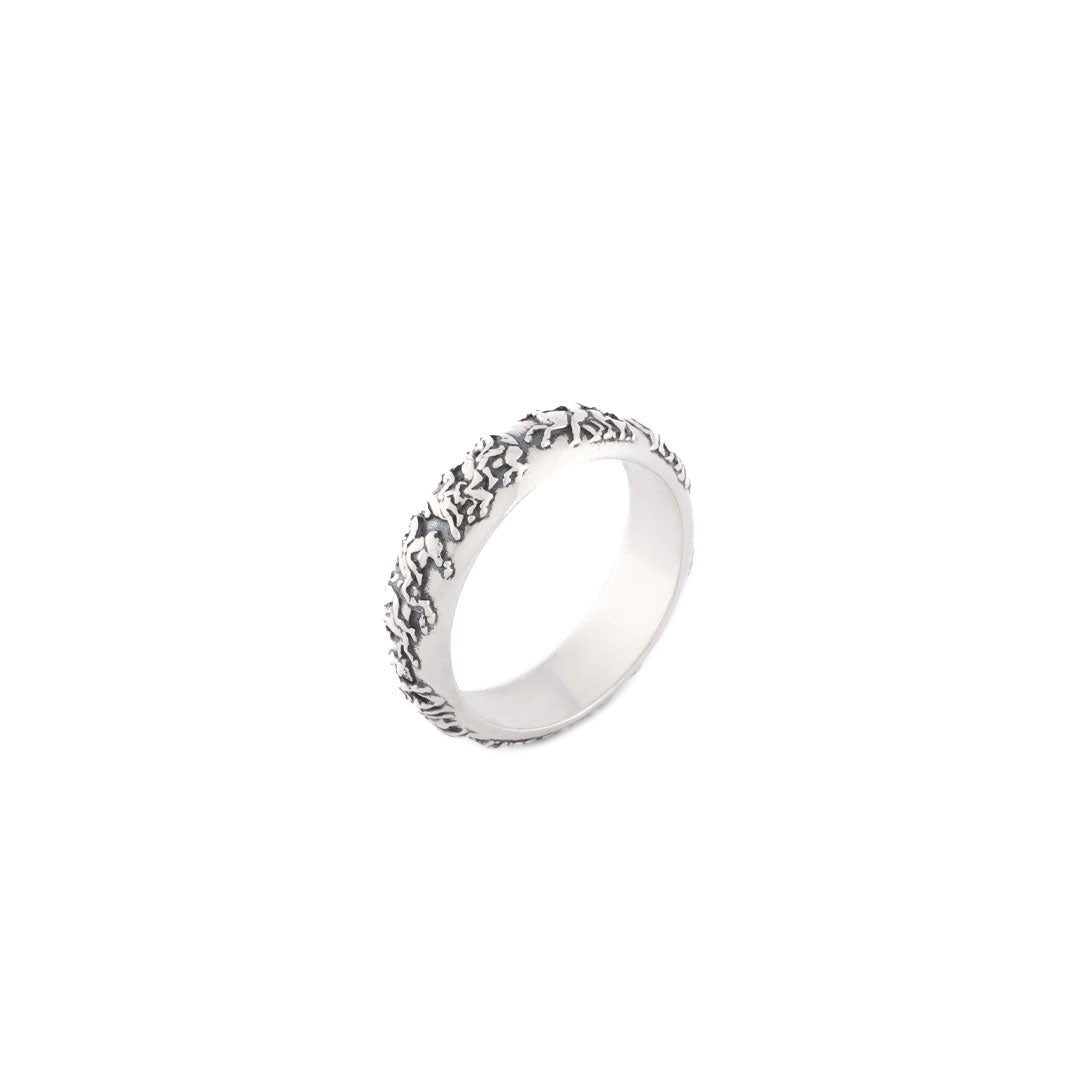 Silver Frieze Ring