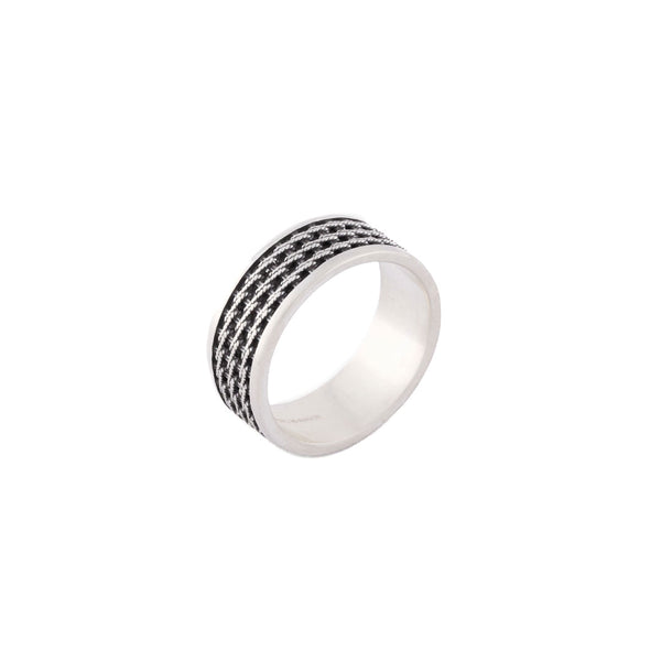Silver Kusari Ring
