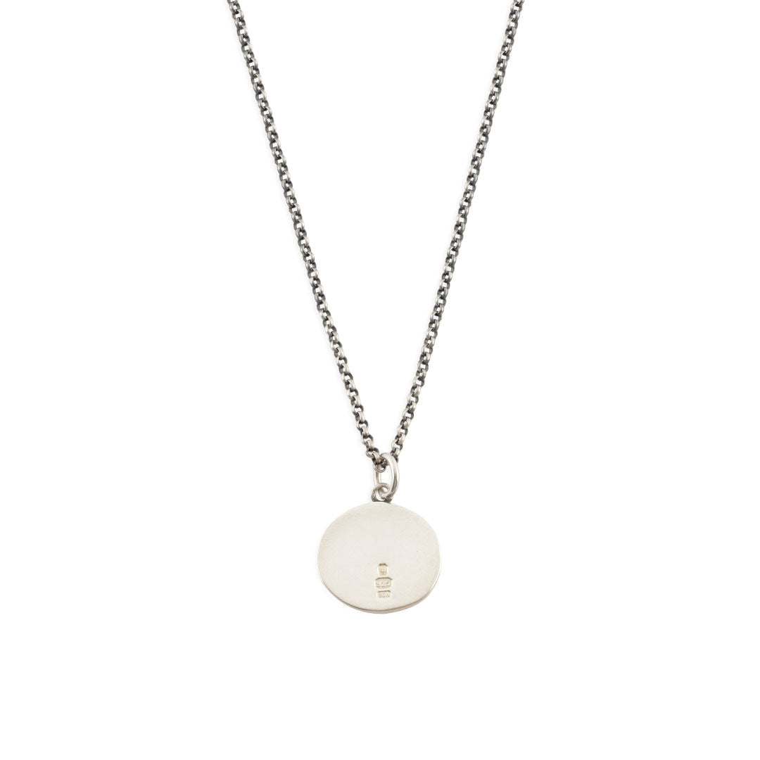 Silver Minimal Hallmark Necklace