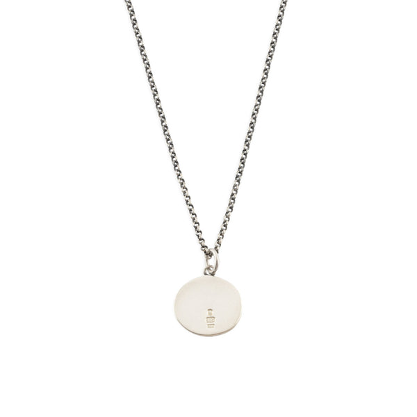 Silver Minimal Hallmark Necklace