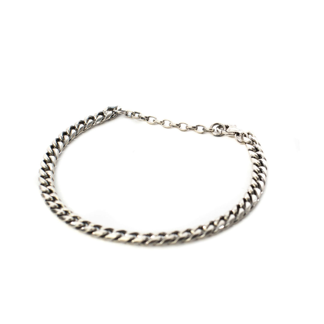 Silver 5mm Curb Bracelet