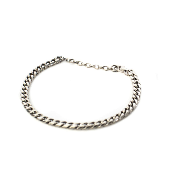 Silver 5mm Curb Bracelet