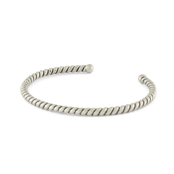Silver Twist Cuff
