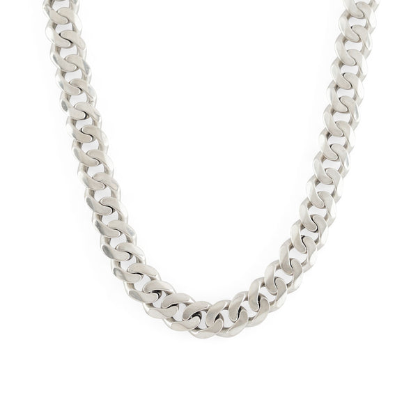 Silver 10mm Curb Chain