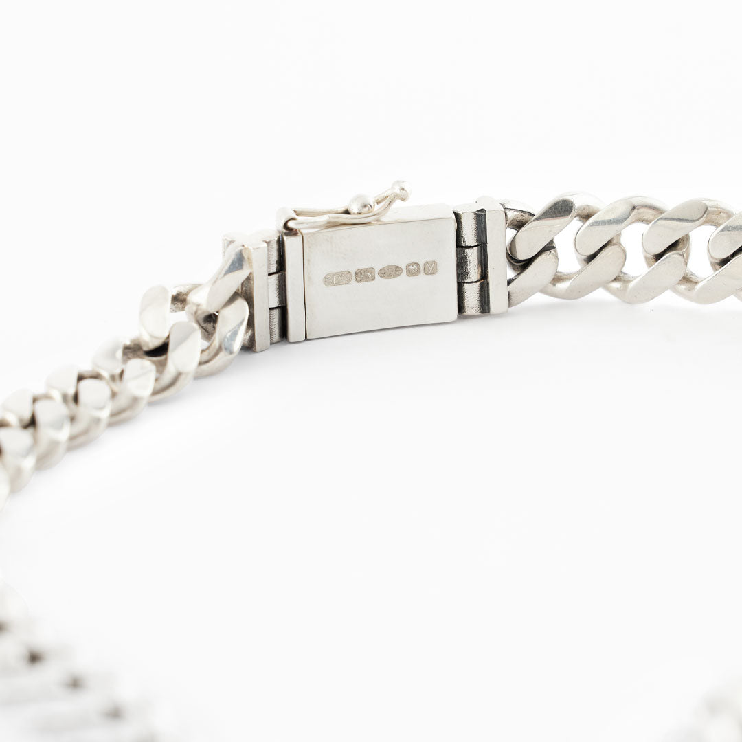 Silver 12mm Curb Chain