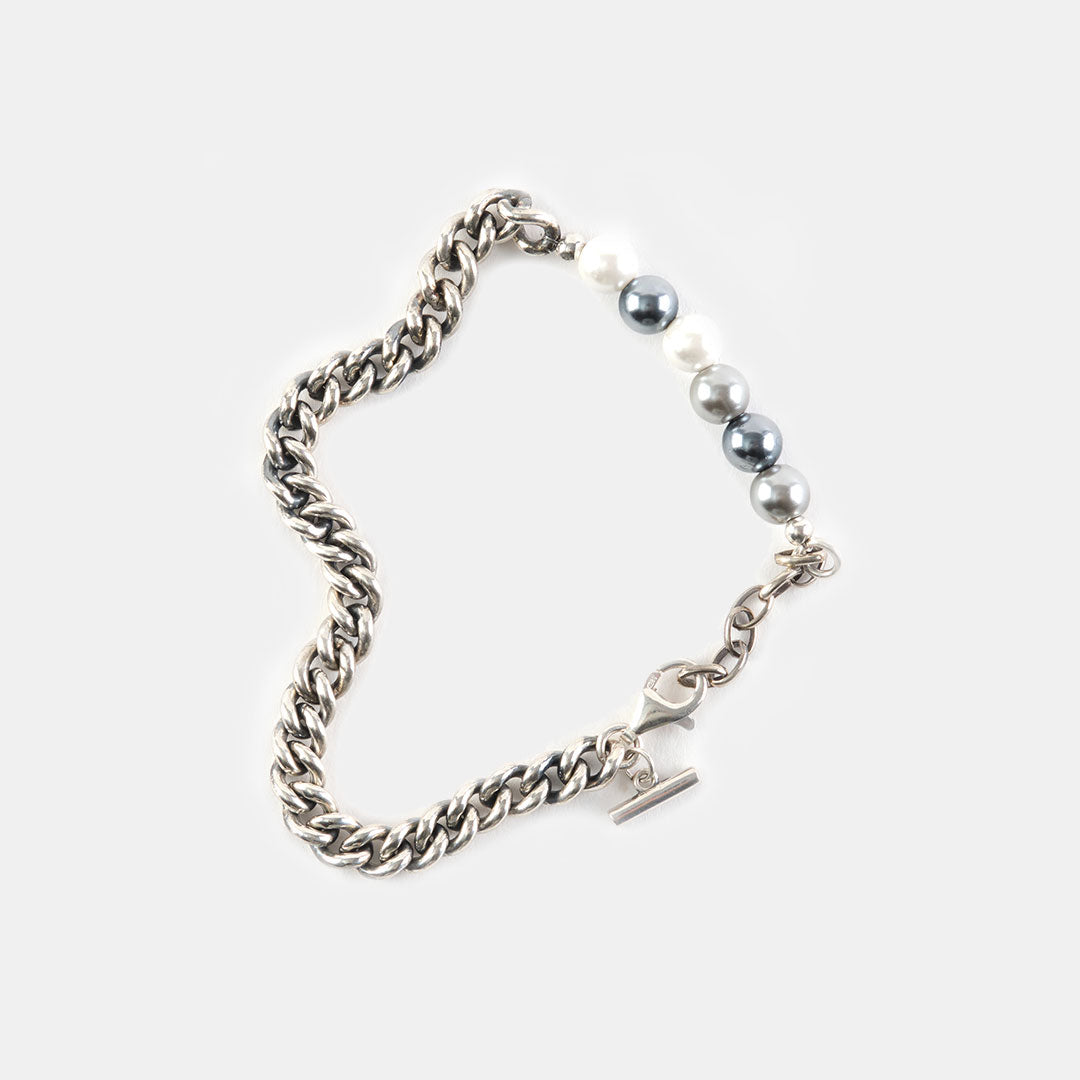 Silver Ash Pearl Bracelet
